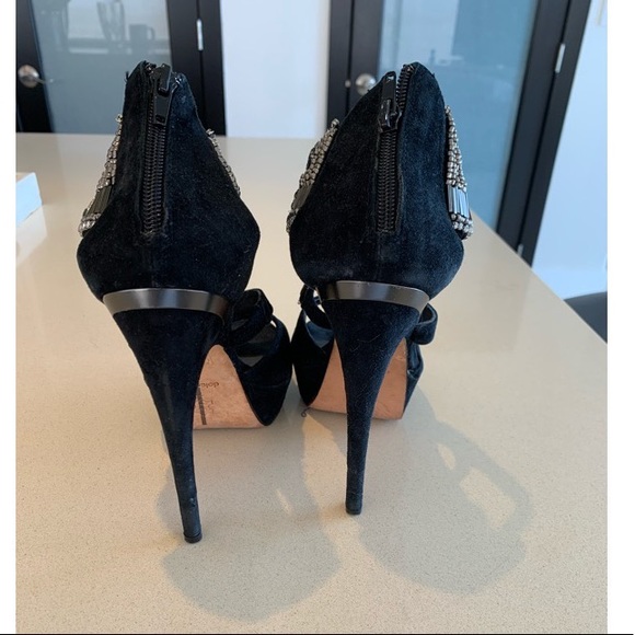 Dolce Vita Black Sandal with Beads Crystals size 7 - Picture 5 of 6